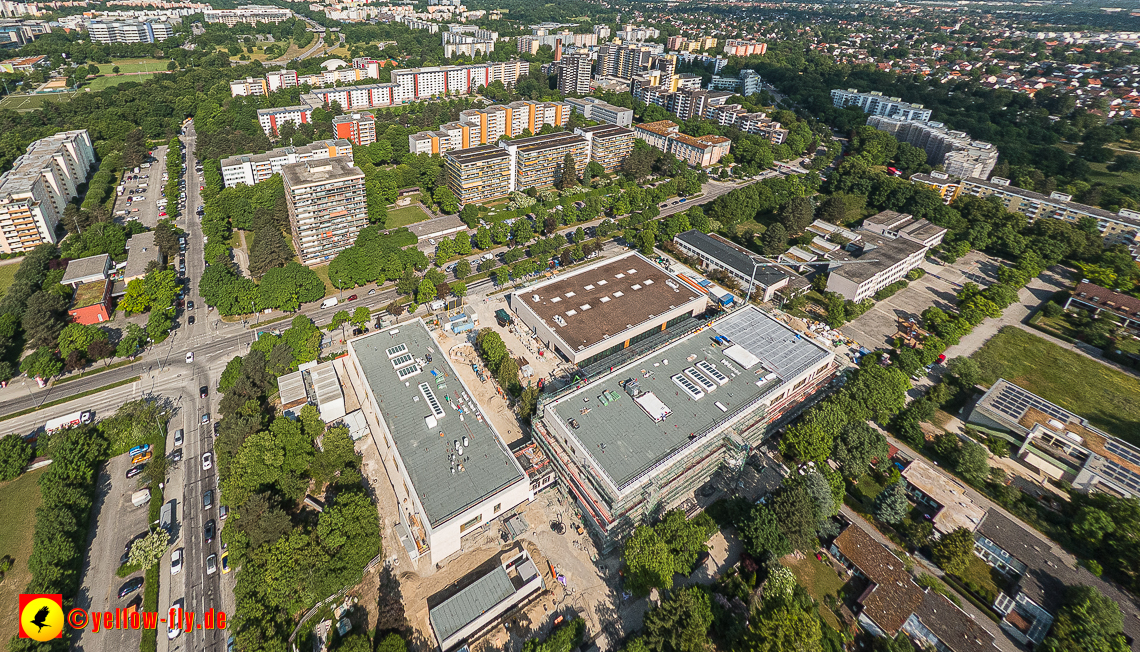 07.06.2023 - Baustelle zur Grundschule am Karl-Marx-Ring in Neuperlach